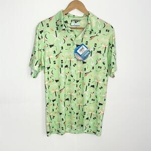 Columbia PFG Mens Super Slack Tide Stretch Polo Shirt Size Small